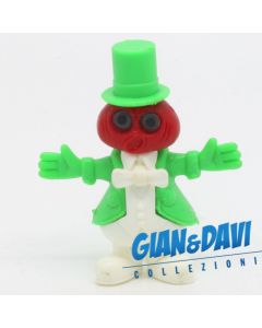 Ferrero Kinder Ü-Ei - Steckfiguren Frackmänchen 1984 Grün Rotes Gesicht A