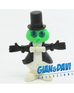 Ferrero Kinder Ü-Ei - Steckfiguren Frackmänchen 1984 Schwarz Grünes Gesicht A