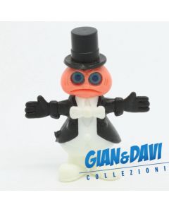 Ferrero Kinder Ü-Ei - Steckfiguren Frackmänchen 1984 Schwarz Rosa Gesicht D