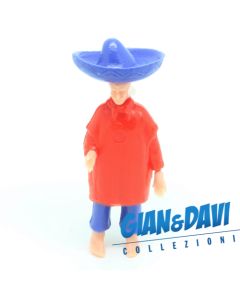 Ferrero Ü-Ei Steckfiguren Menschen aus anderen Kulturen 1976 Mexicaner Rot