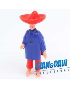 Ferrero Ü-Ei Steckfiguren Menschen aus anderen Kulturen 1976 Mexicaner Blau