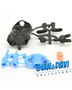 Ferrero Kinder Ü-Ei Steckfiguren Superman und Batman 1981 Blau Montieren