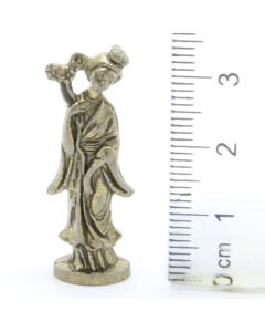 Ferrero Kinder Ü-Ei Soldatini Metallfiguren Figuren aus Chinesischen Sagen - 5 35mm Messing