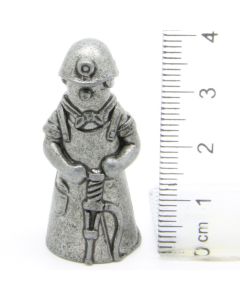 Ü-Ei-MF Fingerhut Miniaturen - Barufe Bauarbeiter Eisen Dark