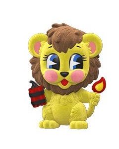 Pookie Lion flocked 1/18 Villainous Valentines Paka Paka Mystery Minis Funko