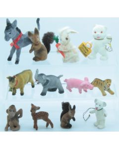 Animale Floccato anni 50/60 - Collezione 12 Differenti