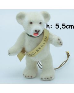 Animale Floccato anni 50/60 - Orso Bianco Zoo Berlin