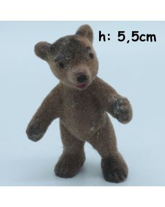 Animale Floccato anni 50/60 - Orso Marrone