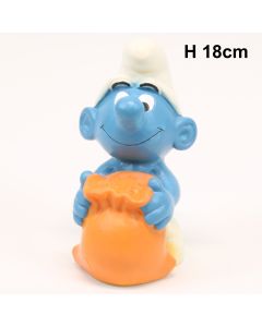 The Smurfs Hazero Miller 1983 H 18cm 03 Orange Opaque