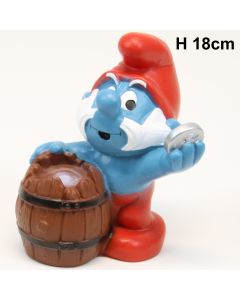 The Smurfs Hazero Papa Smurf 1983 H 18cm 02 Opaque