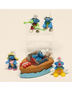 The Smurfs Ideal 1996 - 5 pezzi sciolti senza box Puffi Puffo Schtroumpf Peyo