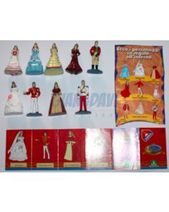 00 SERIE COMPLETA 9 PERSONAGGI + BPZ + RETRO CONFEZIONE