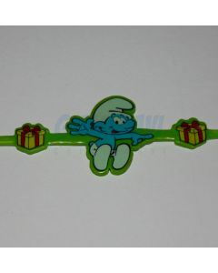 BRACCIALETTO PUFFO CHE SALTA VERDE CHIARO