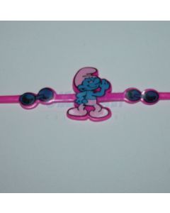 BRACCIALETTO PUFFO FORZUTO ROSA