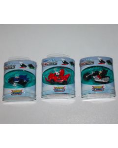 TOMY - SONIC PULL-BACK SERIE COMPLETA 3 PERSONAGGI