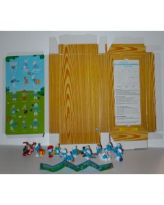 I PUFFI 3D DI ALBERT HEIJN SERIE COMPLETA + DIORAMA