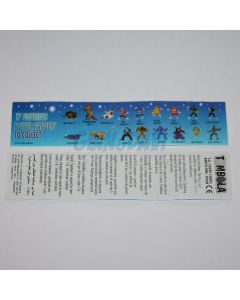 TOMBOLA POWER RANGERS CARTINA BPZ