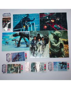 TOMBOLA STAR WARS PUZZLES SERIE COMPLETA 5 DIFFERENTI