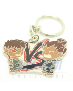 Kidrobot Enamel Keychain - Street Fighter - Ryu Vs Akuma