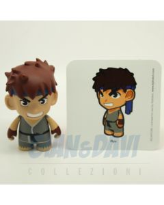 Kidrobot Vinyl Mini Figure -  Street Fighter S3 Ryu Grigio 1/20