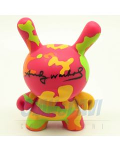 Kidrobot Vinyl Mini Figure - Dunny Andy Warhol 1 - Camouflage 409 1/20