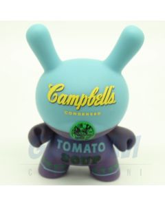 Kidrobot Vinyl Mini Figure - Dunny Andy Warhol 1 - Campbell's Blue 3/40