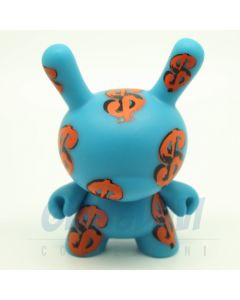 Kidrobot Vinyl Mini Figure - Dunny Andy Warhol 1 - Dollar Sings 3/40