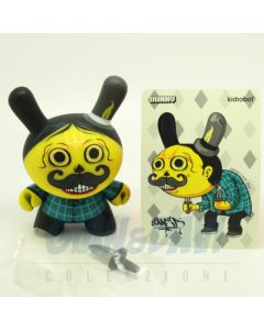 Kidrobot Vinyl Mini Figure - Dunny Azteca 2 - Yellow Sicario 1/25