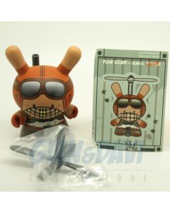 Kidrobot Vinyl Mini Figure - Dunny Post Apocalypse - CopterBoy 3/32