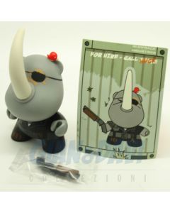Kidrobot Vinyl Mini Figure - Dunny Post Apocalypse - Xam Dam Hicks 1/16