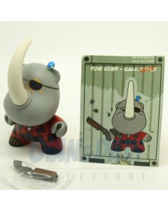 Kidrobot Vinyl Mini Figure - Dunny Post Apocalypse - Xam Dam Hicks Keneda Variant 2/16