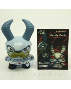 Kidrobot Vinyl Mini Figure - Dunny Series 2013 Side Show - Bay Fog Bawler Blue 1/40