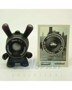 Kidrobot Vinyl Mini Figure - Dunny Series 2013 Side Show - Observation Drone Black 1/40