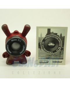 Kidrobot Vinyl Mini Figure - Dunny Series 2013 Side Show - Observation Drone Rust 1/40