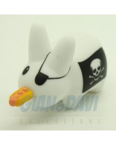 Kidrobot Vinyl Mini Series - Happy Labbit - White Pirate 1/25
