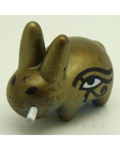 Kidrobot Vinyl Mini Series - Lore of the Labbit - Eye of Horus Gold 1/25