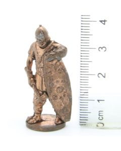 Ferrero Kinder Ü-Ei Soldatini Metallfiguren Krieger - 9D 40mm Kupfer