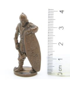 Ferrero Kinder Ü-Ei Soldatini Metallfiguren Krieger - 9D 40mm Kupfer Dark