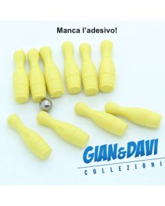 B-MB-B Il Gioco del Bowling Giallo NO Adesivi