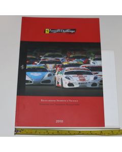 Libro Pubblicazione Ferrari Challenge Trofeo Pirelli Regolamento Sportivo e Tecnico 2010 48 pagine