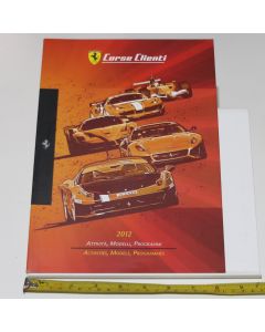 Libro Pubblicazione Ferrari CORSE CLIENTI ATTIVITA' 2012 77 pagine