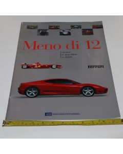 Libro Pubblicazione Ferrari  Meno di 12 I motori le macchine la storia 10 pagine