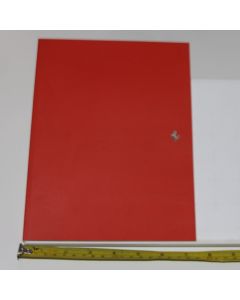 Libro Pubblicazione Ferrari Quaderno a righe con lista auto fino al 2010