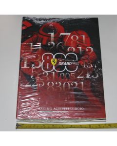 Libro Pubblicazione Ferrari Racing Activities 2010 Grand Prix 300 pagine Sigillato