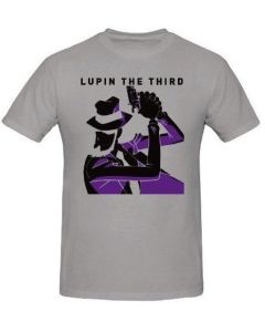 Bandai Lupin the Third T-Shirt Exclusive Grey Version Size M