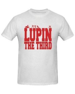 Bandai Lupin the Third T-Shirt Exclusive White Version Size L