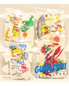 M&M MARS 1996 Spacix Moving serie completa 4 personaggi sigillati