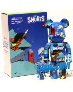 Medicom Toy BE@RBRICK The Smurfs Astrosmurf 400% + 100%