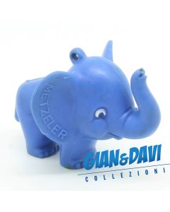 PVC Werbefigur Pubblicitari Metzeler Gummiwerke Reifen Schleich Elefantino Blu 3,5cm
