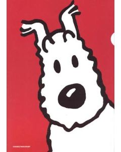 Tintin Cartoleria 15118 Plastic Sleeves - A4 Snowy Red